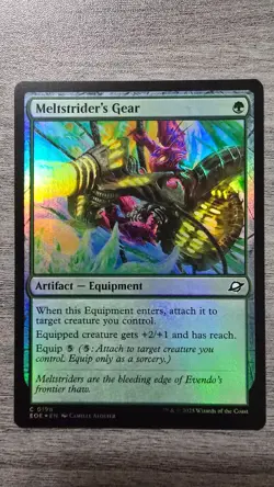 Meltstrider's Gear (Common Foil) #198 Edge of Eternities MTG NM - Image 1