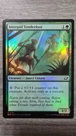 Intrepid Tenderfoot (Common Foil) #193 Edge of Eternities MTG NM - Image 1