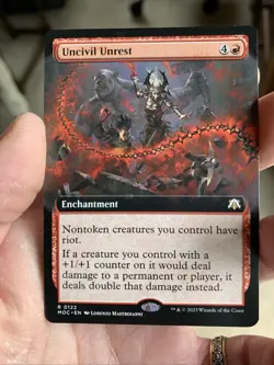 MTG Extended Art UNCIVIL UNREST March of the Machine **NM/M** - Image 1