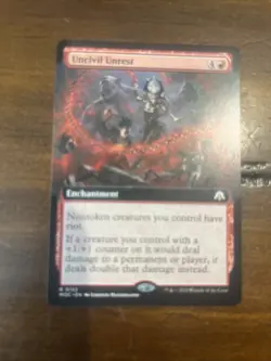 MTG Extended Art UNCIVIL UNREST March of the Machine **NM/M** - Image 1