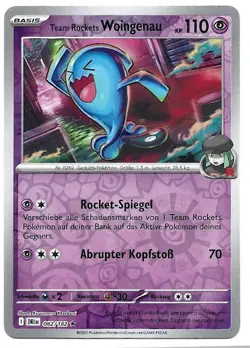Pokemon Woingenau 082/182 Team Rocket Ewige Rivalen Reverse-Holo Deutsch - Image 1