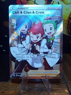 2021 Pokemon Fusion Strike Chili & Cilantro & Cress #258 - Image 1