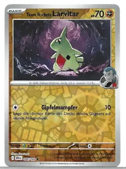 Team Rockets Larvitar 094/182 REVERSE HOLO Ewige Rivalen Pokemon Karte Deutsch - Image 1