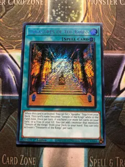 *** TREASURE OF THE KINGS *** 1ST EDITION SECRET RARE MZMT-EN006 YUGIOH - Image 1