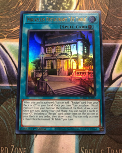 * NOUVELLES RESTAURANT " AT TABLE " * 1ST EDITION ULTRA RARE WISU-EN035 YUGIOH! - Image 1
