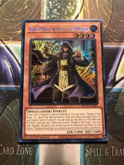*** THE MAN WITH THE MARK *** 1ST EDITION SECRET RARE MZMT-EN001 YUGIOH - Image 1