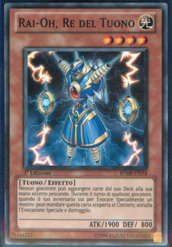 RAI-OH, RE DEL TUONO (Thunder King) • Comune • RYMP IT074 • very good • Yugioh! - Image 1