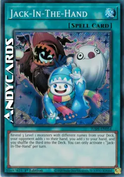 JACK-IN-THE-HAND (Manoscatola A Sorpresa) • Super R • JUSH EN054 • 1Ed • Yugioh! - Image 1