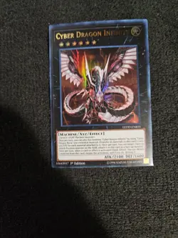 Yugioh Cyber Dragon Infinity LEDD-ENB31 Ultra Rare 1st Ed - LP - Image 1