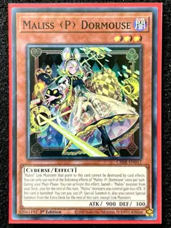 Maliss P Dormouse Super Rare 1st Edition Mint Yu-Gi-Oh! Card [CRBR-EN017] - Image 1