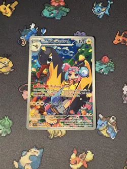 Pokemon Card Iono’s Kilowattrel 163/159 Illustration Rare Journey Together- (NM) - Image 1