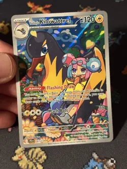 Pokemon Card Iono’s Kilowattrel 163/159 Illustration Rare Journey Together- (NM) - Image 2