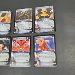 DBZ CCG - Saiyan Saga Card Lot (Qty 11) - Dragon Ball Z - LP/NM Limited Edition - Image 2