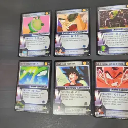 DBZ CCG - Saiyan Saga Card Lot (Qty 11) - Dragon Ball Z - LP/NM Limited Edition - Image 3