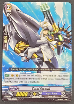 Cardfight!! Vanguard - 1x Coral Assault - TD07/006EN - NM - TCG Card - VCF 2015 - Image 1