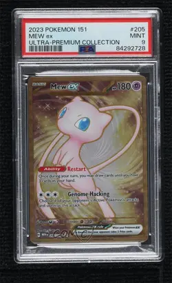 Mew ex (Ultra Premium Collection Metal Card) Pokemon 151 PSA 9 MINT g7i - Image 1