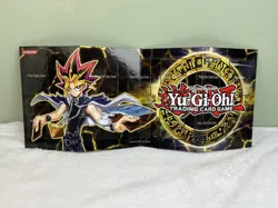 Konami Yugioh Trading Card Game Play Mat Board Shonen Jump Yugi Mutou Anime 1996 - Image 1