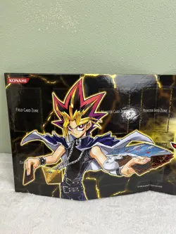 Konami Yugioh Trading Card Game Play Mat Board Shonen Jump Yugi Mutou Anime 1996 - Image 3