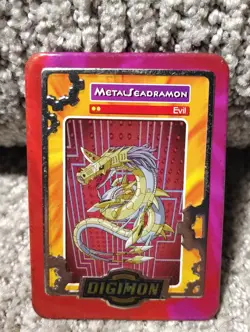 Megakabuterimon Digimon Metal Card 2000 Taco Bell Promo - Image 1