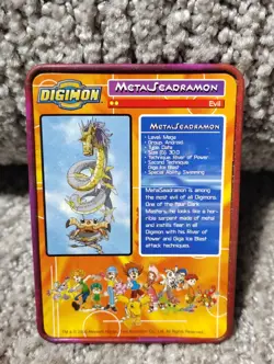 Megakabuterimon Digimon Metal Card 2000 Taco Bell Promo - Image 2