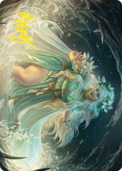 Goldberry, River-Daughter Art Card (Gold-Stamped Signature) [The Lord of the Ri - Image 1