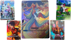 Gundam card Game Lacus Clyne Mineba Zabi Newtype Rising GD01 LR+ U+ R+ Parallel - Image 1