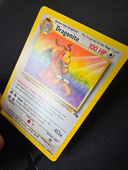 Pokemon WOTC Card - Dragonite - Fossil Set - Non-Holo Rare - 19/62 - M-NM - Image 3