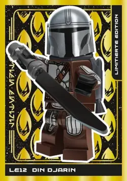 LEGO Star Wars Serie 5 Trading Card LE12 - Din Djarin - Limited Edition - Image 1