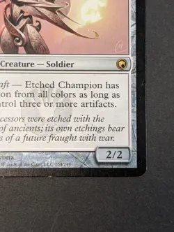 MTG - 1x Etched Champion - Scars of Mirrodin - LP - Rare - Magic The Gathering - Image 4