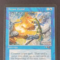 MTG - Arcane Denial (Axe) - Alliances - LP/NM - Vintage Magic The Gathering 1996 - Image 5
