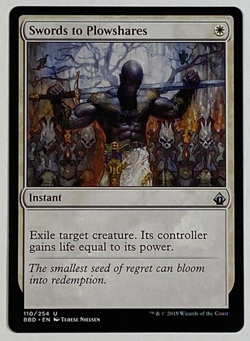 MTG - 1x Swords to Plowshares - Battlebond - NM/LP - Magic The Gathering #110 - Image 1