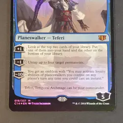 MTG - Teferi, Temporal Archmage - Oversize Foil - Commander 2014 - NM/LP - Magic - Image 5