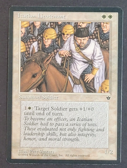 MTG - Icatian Lieutenant - Fallen Empires - NM/LP - Vintage - Magic, 1994 SG402 - Image 1