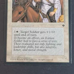 MTG - Icatian Lieutenant - Fallen Empires - NM/LP - Vintage - Magic, 1994 SG402 - Image 4
