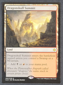 MTG - Dragonskull Summit - Ixalan - NM - Rare - Rakdos - Magic The Gathering - Image 1