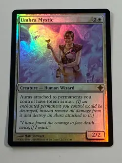 MTG - 1x Umbra Mystic - Rise of the Eldrazi - NM Foil - Magic The Gathering 2010 - Image 2