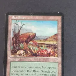 MTG - 1x Bad River - Mirage - Light Play LP - Vintage - Magic The Gathering 1996 - Image 5