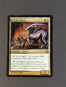 MTG - 1x Victual Sliver - Premium Deck Series Slivers - LP Foil - Uncommon 2009 - Image 4