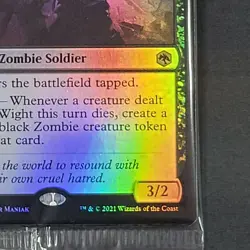 MTG - 1x Wight - Adventures in the Forgotten Realms - NM Pre Release Foil Sealed - Image 4