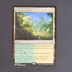 MTG - 1x Sunpetal Grove - Ixalan - NM/LP - Rare Magic The Gathering - 2017 Dual - Image 2