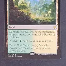 MTG - 1x Sunpetal Grove - Ixalan - NM/LP - Rare Magic The Gathering - 2017 Dual - Image 5