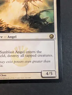 MTG - 1x Sunblast Angel - Mirrodin Beseiged - LP - Rare - Magic The Gathering - Image 4