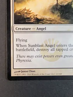 MTG - 1x Sunblast Angel - Mirrodin Beseiged - LP - Rare - Magic The Gathering - Image 3