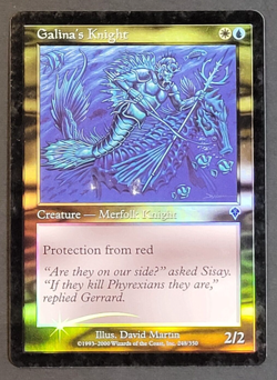 MTG - 1x Galina's Knight - Invasion - LP - Foil - Azorius - Magic The Gathering - Image 1