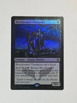 MTG - 1x Bloodsoaked Champion - Khans of Tarkir - NM - FOIL Magic The Gathering - Image 2
