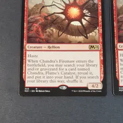 MTG - 2x Chandra's Firemaw - Core Set 2021 - NM - Red - Magic The Gathering #333 - Image 3