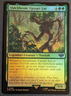 MTG - Quickbeam Upstart Ent - NM Foil - Lord of the Rings: Tales of Middle Earth - Image 1