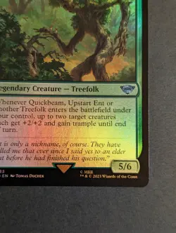 MTG - Quickbeam Upstart Ent - NM Foil - Lord of the Rings: Tales of Middle Earth - Image 4