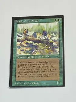 MTG - People of the Woods - The Dark - LP/NM - Vintage Magic The Gathering 1994 - Image 2