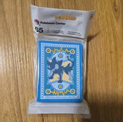 Pokemon Center Official Japan Card Sleeves Luxray Limitless Lightning Set of 65 - Image 1